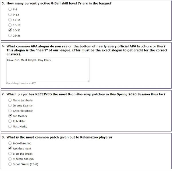 Answers To The How Much Do You Know About Kalamazoo Apa Trivia Quiz